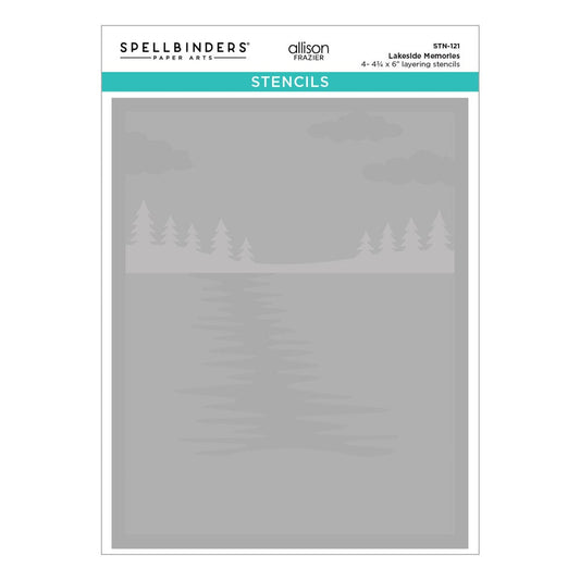 Spellbinders - Lakeside Memories Layered Stencil (4pcs)