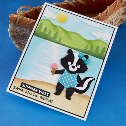 Spellbinders - Lakeside Memories Layered Stencil (4pcs)