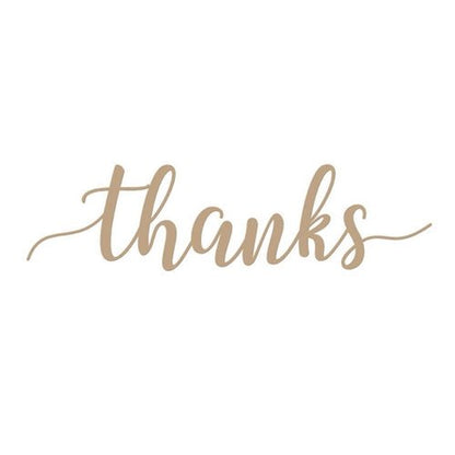 Spellbinders - Sweeping Thanks Hot Foil Plate