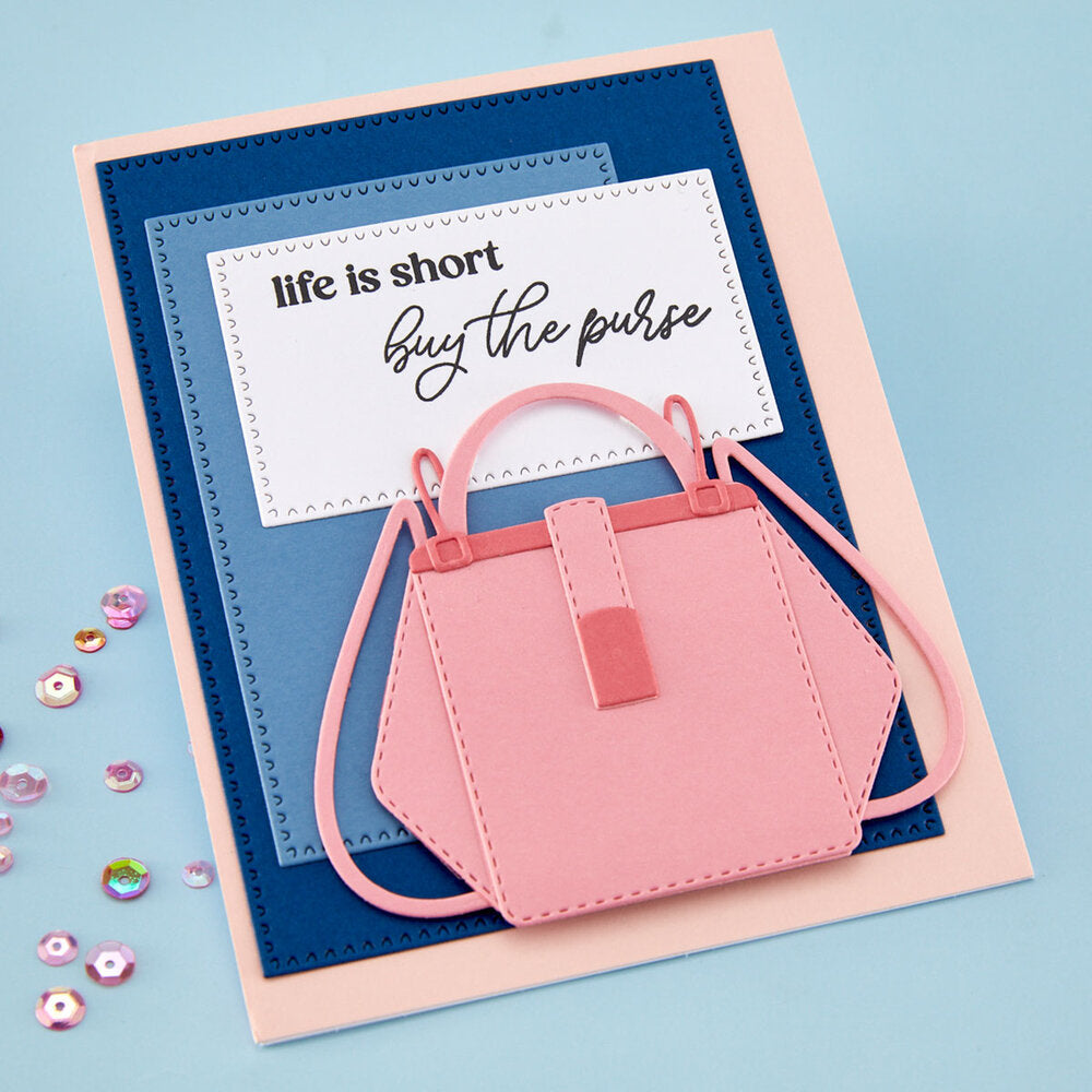 Spellbinders - Designer Purse Etched Dies