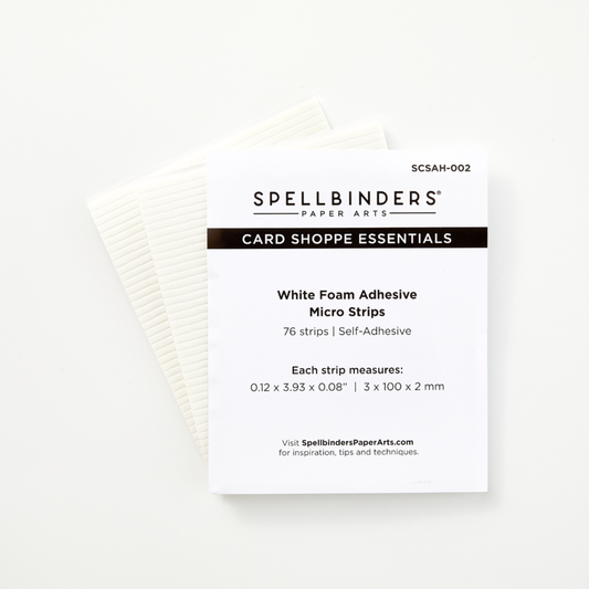 Spellbinders - White Foam Adhesive Strips (1/8 Inch)