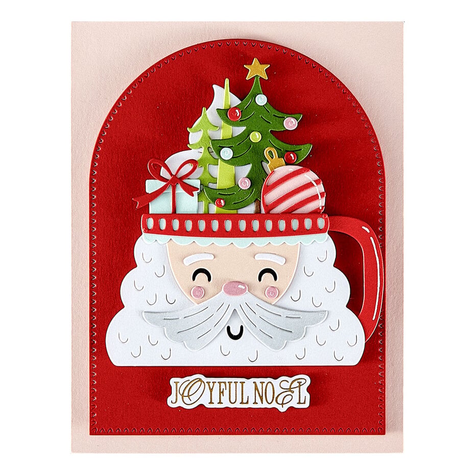 Spellbinders - Betterpress Merry Messages Plate & Die Set