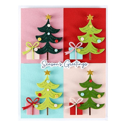 Spellbinders - Betterpress Merry Messages Plate & Die Set