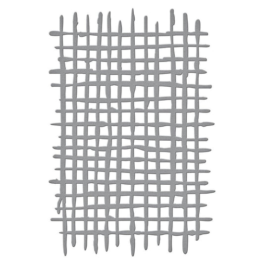 Spellbinders - Woven Lattice Texture Etched Dies