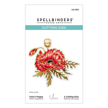 Spellbinders - Yana's Poppy Etched Dies