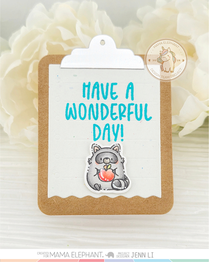 Mama Elephant - Cute Clipboard - Creative Cuts