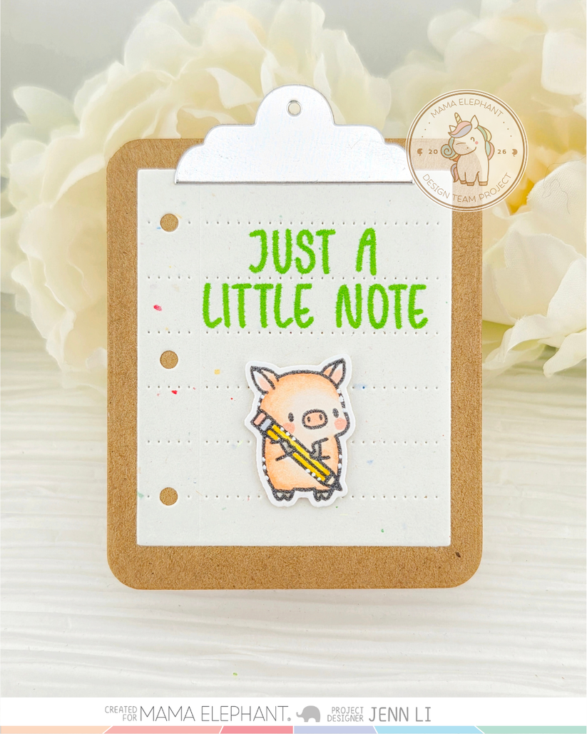 Mama Elephant - Teeny Notes - Creative Cuts