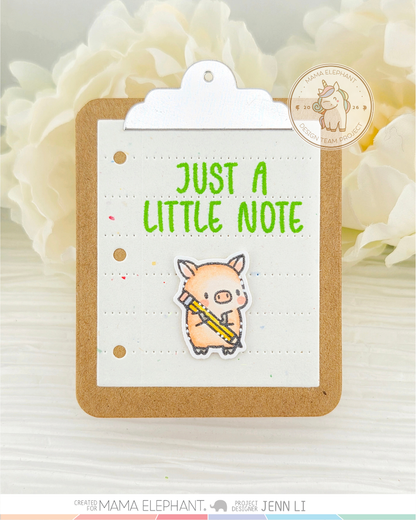 Mama Elephant - Teeny Notes - Creative Cuts