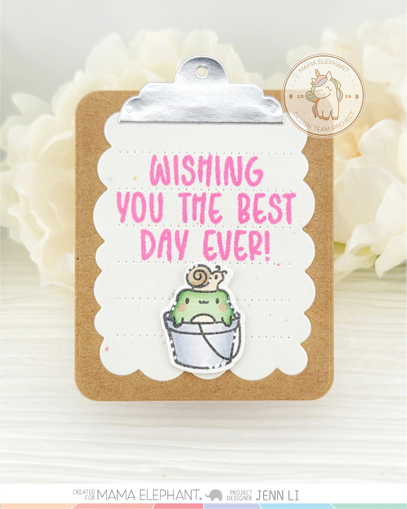Mama Elephant - Cute Clipboard - Creative Cuts
