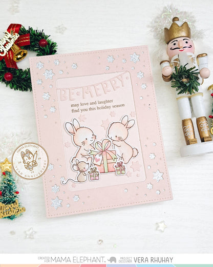 Mama Elephant - Star Clusters Frame - Creative Cuts
