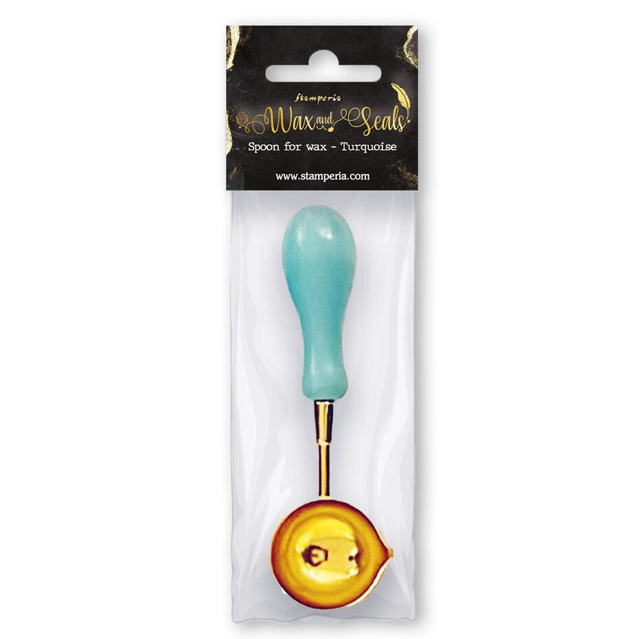 Stamperia - Spoon for Wax and Seals Turquoise