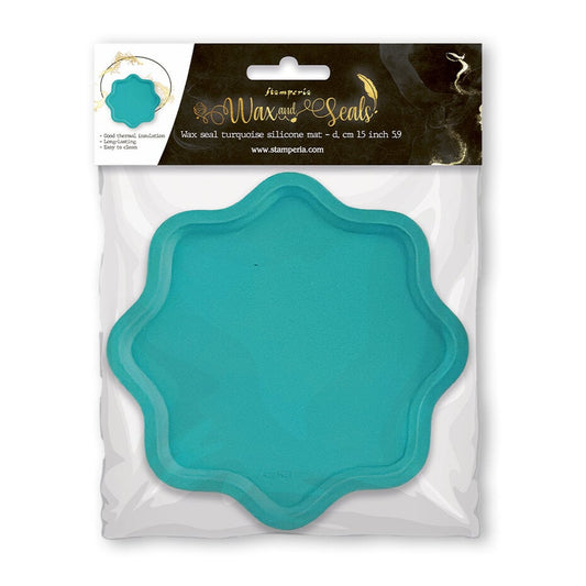 Stamperia - Wax and Seal Mat Turquoise (15cm)