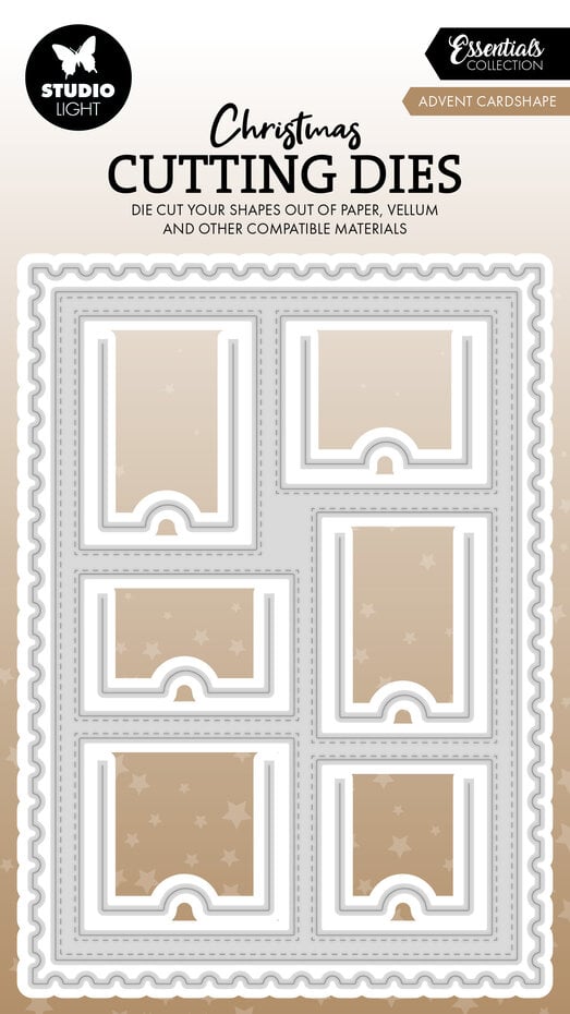 Studio Light - Advent Cardshape Christmas Cutting Die
