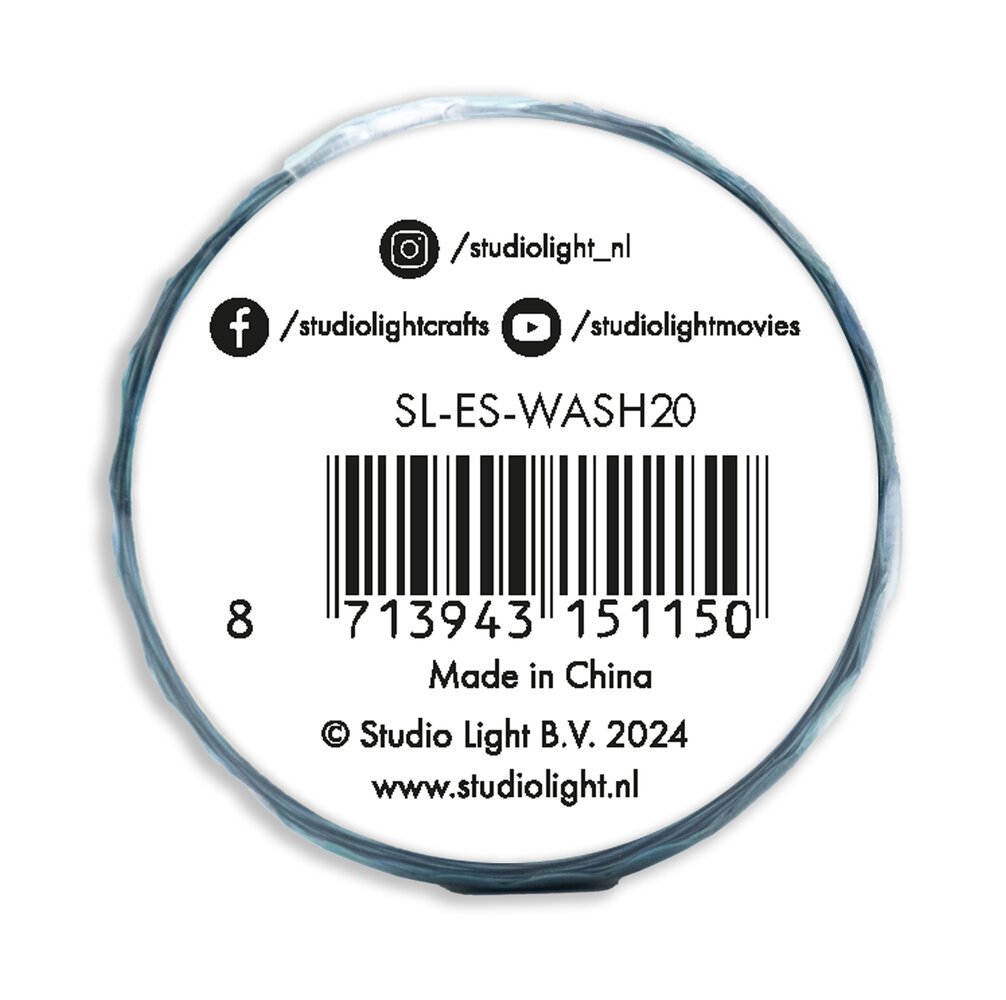 Studio Light - Blues Essentials Washi Die-Cut Stickers