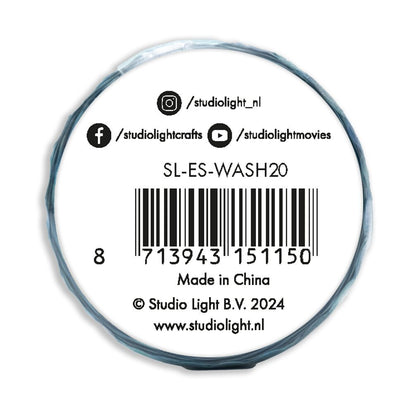 Studio Light - Blues Essentials Washi Die-Cut Stickers