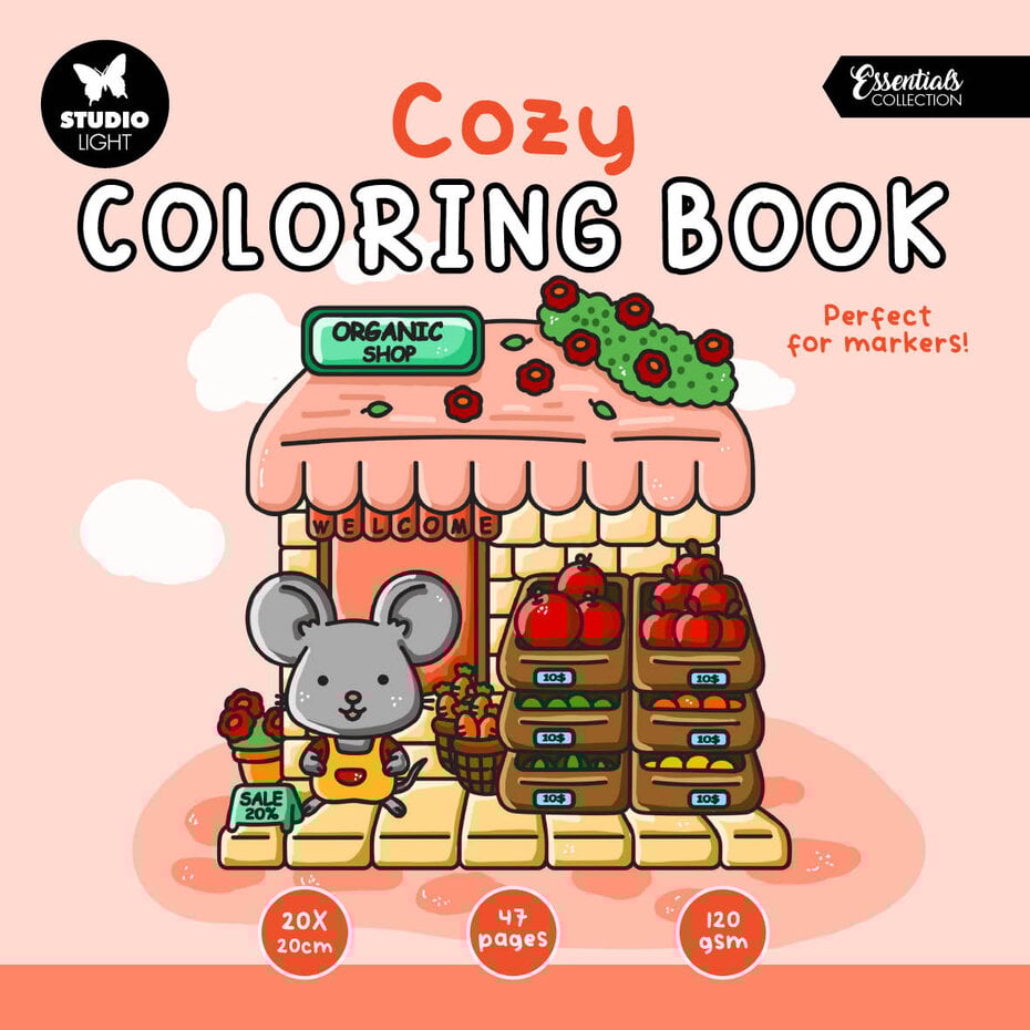 Studio Light - Essentials Coloring Book Cozy