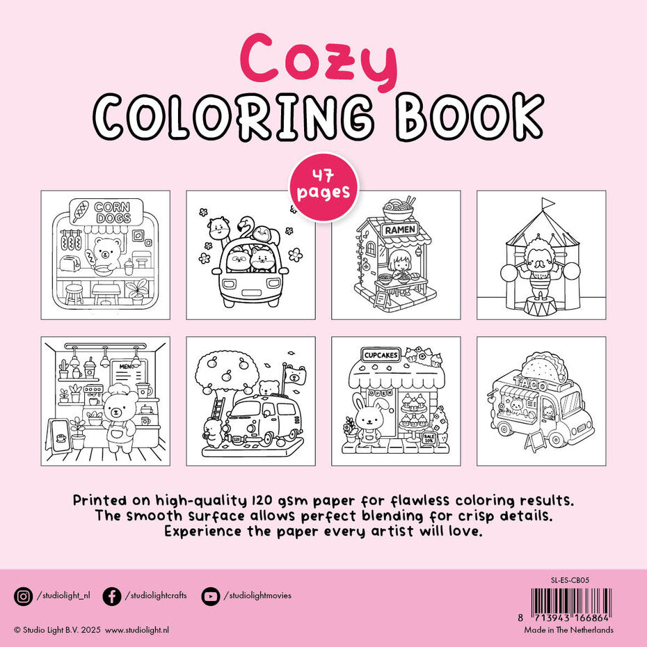 Studio Light - Essentials Coloring Book Cozy
