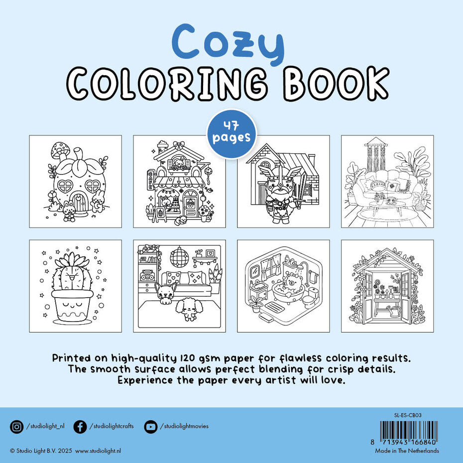 Studio Light - Essentials Coloring Book Cozy
