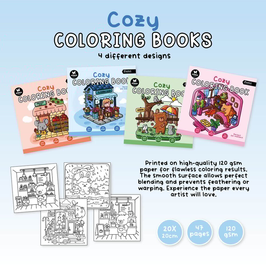 Studio Light - Essentials Coloring Book Cozy