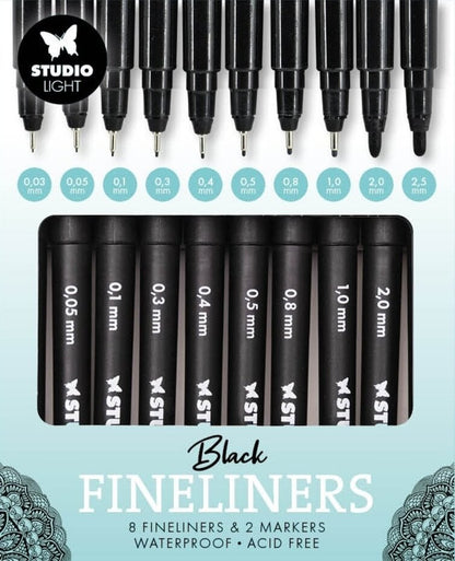 Studio Light - Fineliners and Markers (8+2pcs)