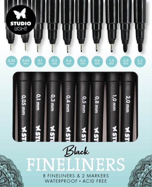 Studio Light - Fineliners and Markers (8+2pcs)