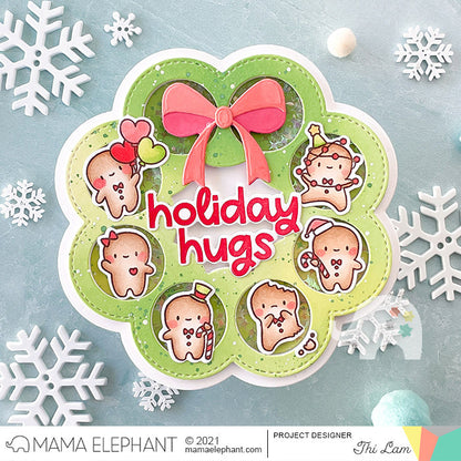 Mama Elephant - Wreath Shaker - Creative Cuts