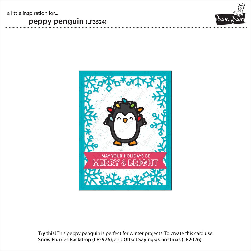 Lawn Fawn - Peppy Penguin