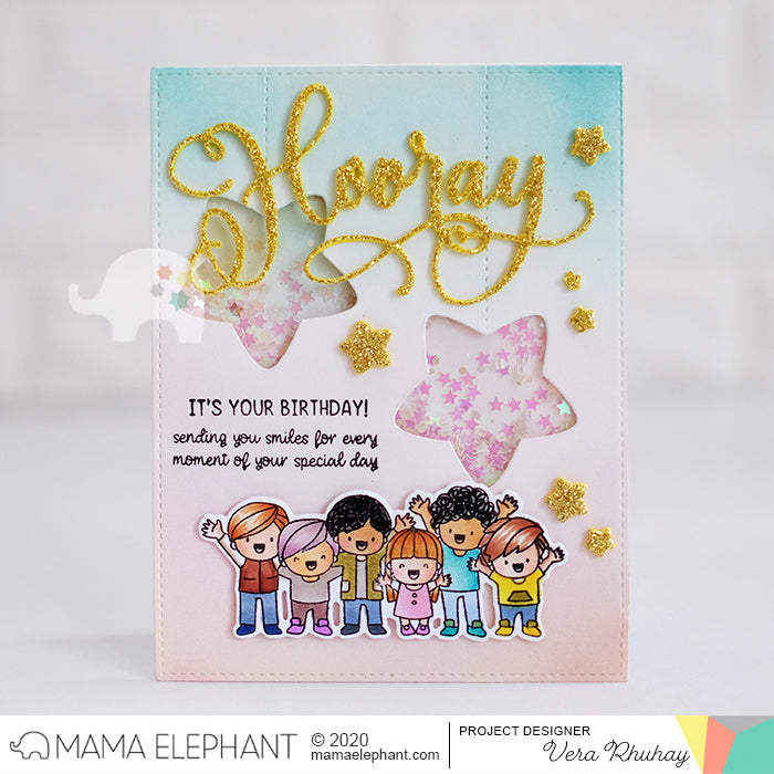 Mama Elephant - Inlaid Balloons - Creative Cuts