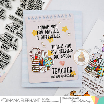 Mama Elephant - Note Page - Creative Cuts