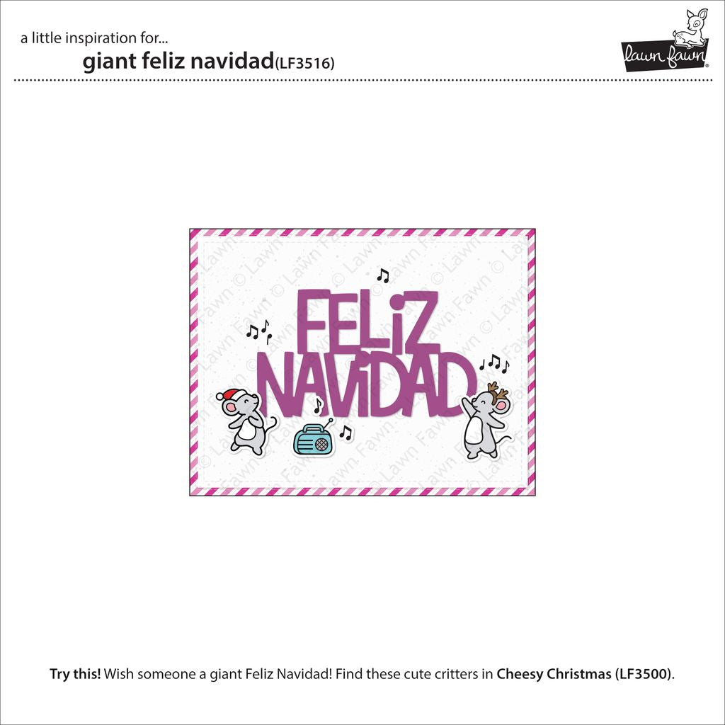 Lawn Fawn - Giant Feliz Navidad