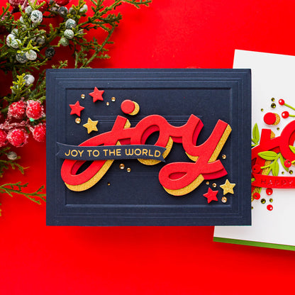 Spellbinders - City Holiday Etched Dies Shadow Joy