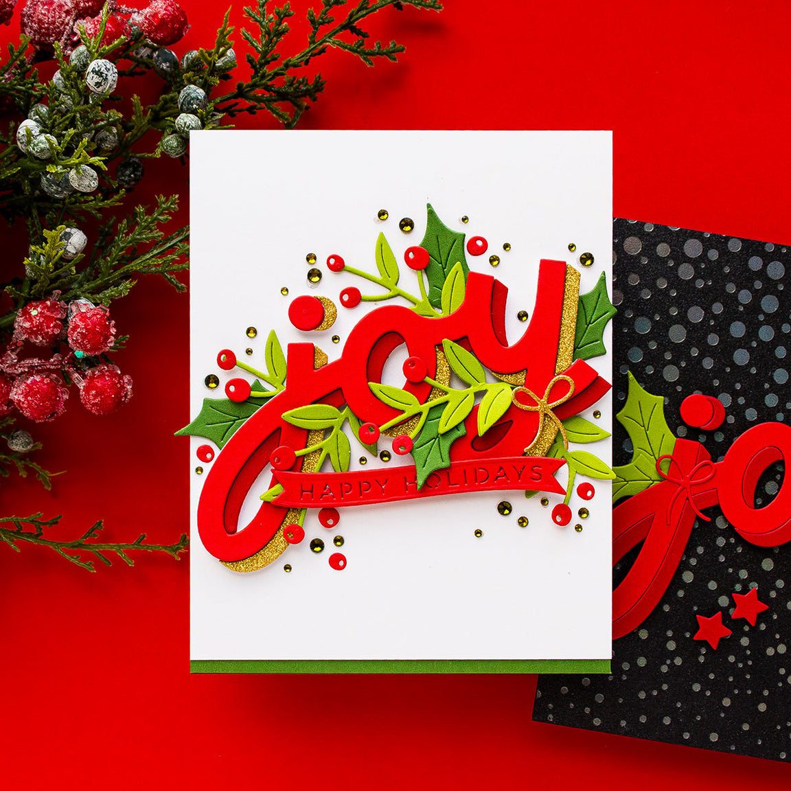 Spellbinders - City Holiday Etched Dies Shadow Joy