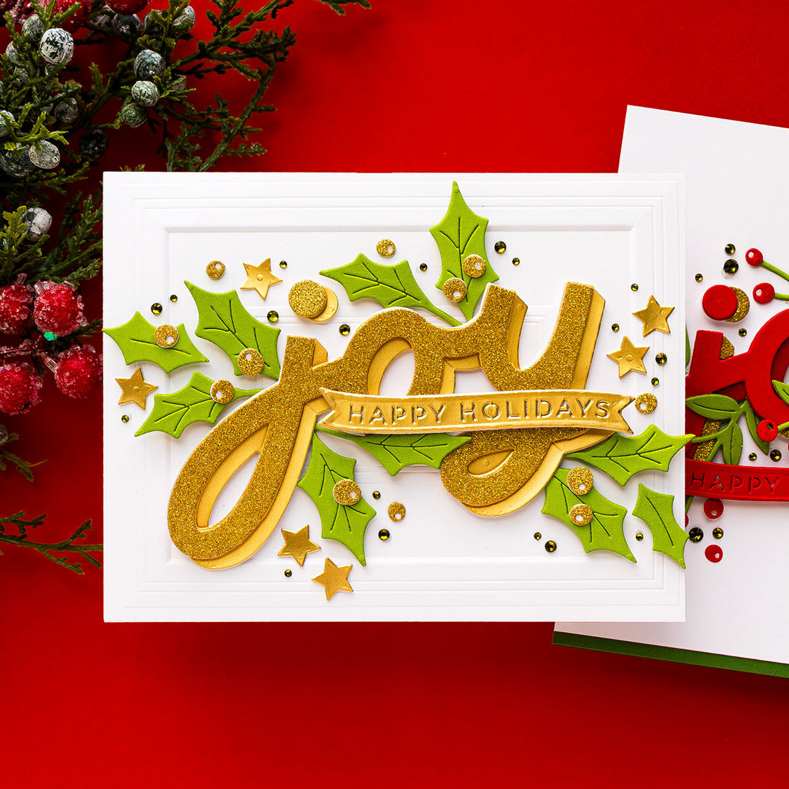 Spellbinders - City Holiday Etched Dies Shadow Joy