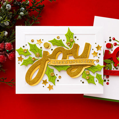 Spellbinders - City Holiday Etched Dies Shadow Joy