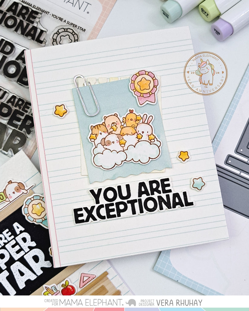 Mama Elephant - Teeny Notes - Creative Cuts