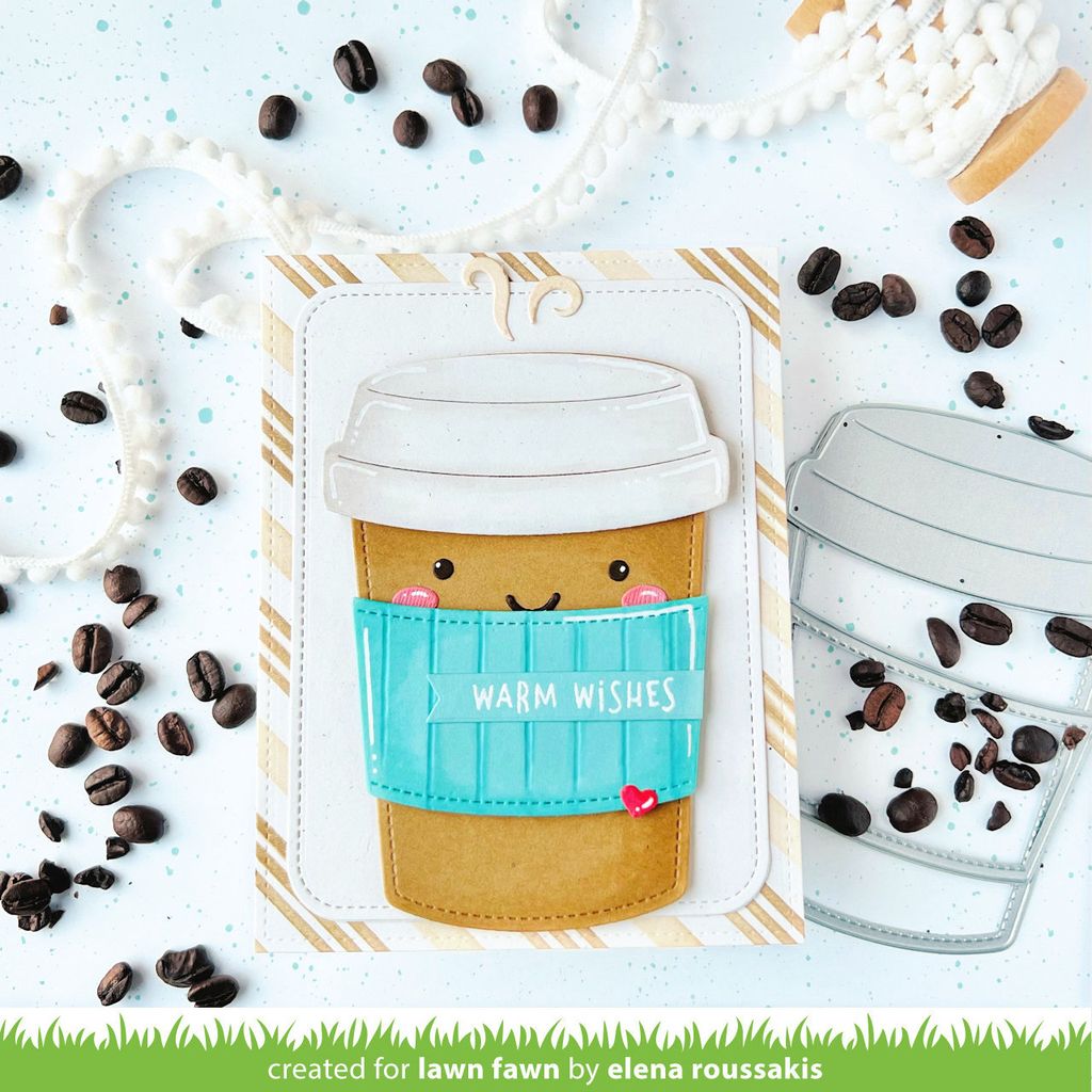 Lawn Fawn - Peppermint Stripes Stencils (2pcs)