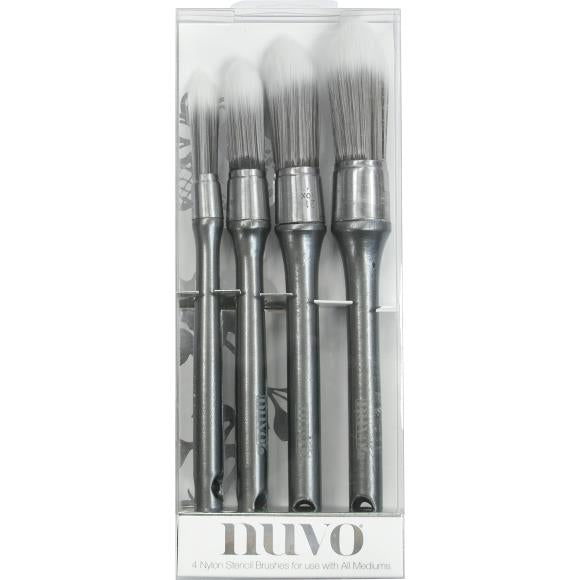 Tonic Studio's - Nuvo Stencil Brushes (4pcs)