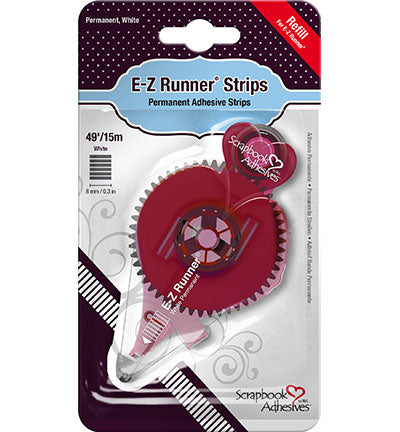 Scrapbook Adhesives - E-Z Runner Permanent Strips - Refill