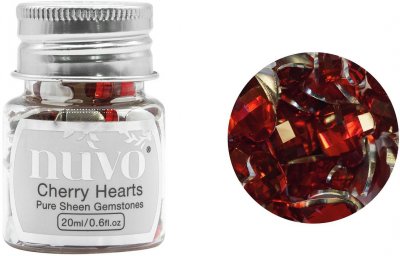 Tonic Studios - Nuvo Gemstones Assorted Cherry Hearts