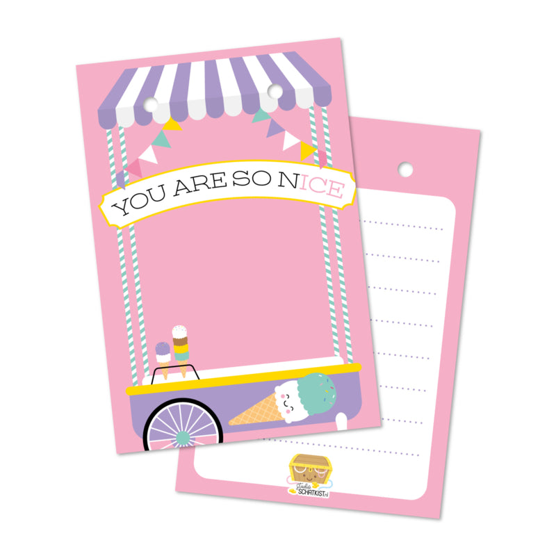 Studio Schatkist - Acrylic (Key) Charm With Card You Are So (N)Ice