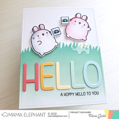 Mama Elephant - Whimsy Alphas - Creative Cuts