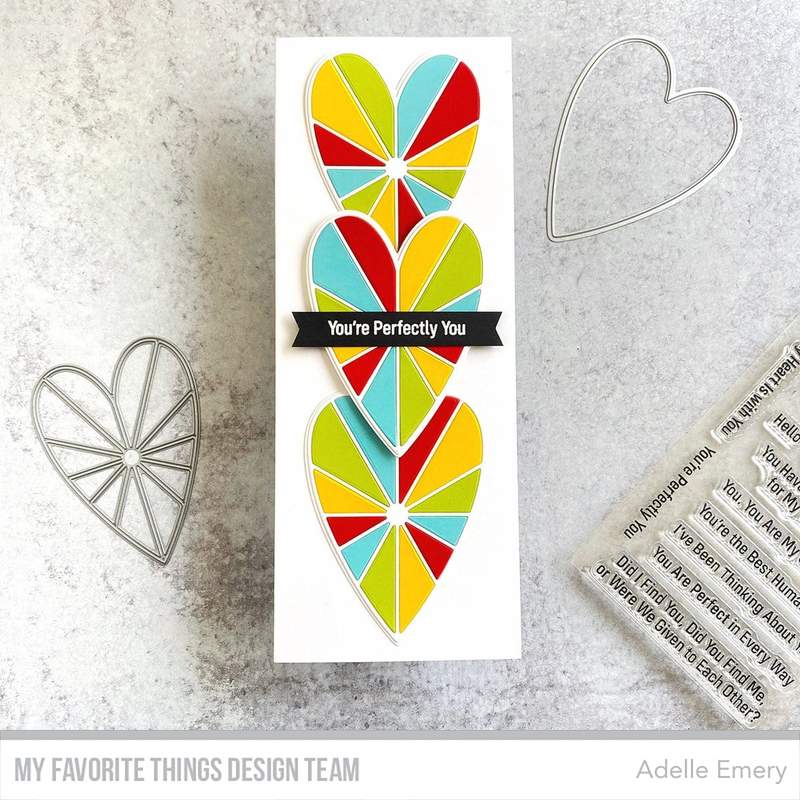 My Favorite Things - Heart Burst Hellos Die-namics