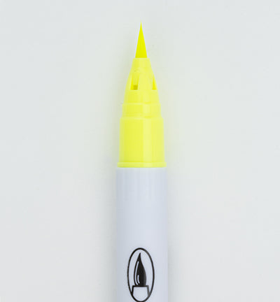 Kuretake - ZIG CLEAN COLOR Real Brush Fl. Yellow (001)
