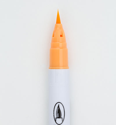 Kuretake - ZIG CLEAN COLOR Real Brush Fl. Orange (002)