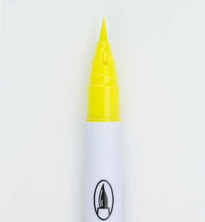 Kuretake - ZIG CLEAN COLOR Real Brush Lemon Yellow (051)