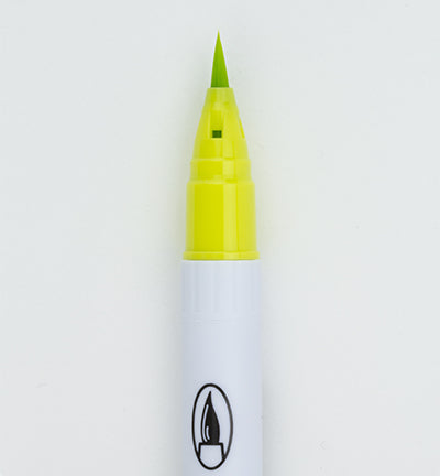 Kuretake - ZIG CLEAN COLOR Real Brush Yellow Green (053)