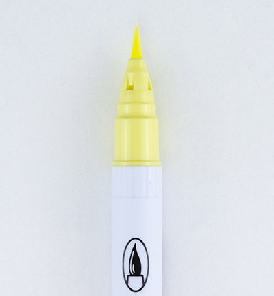 Kuretake - ZIG CLEAN COLOR Real Brush Pale Yellow (055)