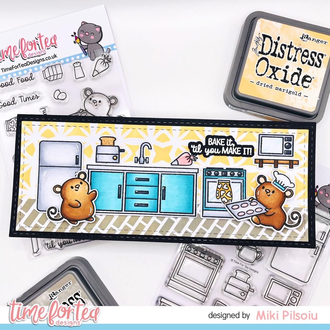 SET DEAL: Time For Tea Designs - Baked With More Love Clear Stamp Set