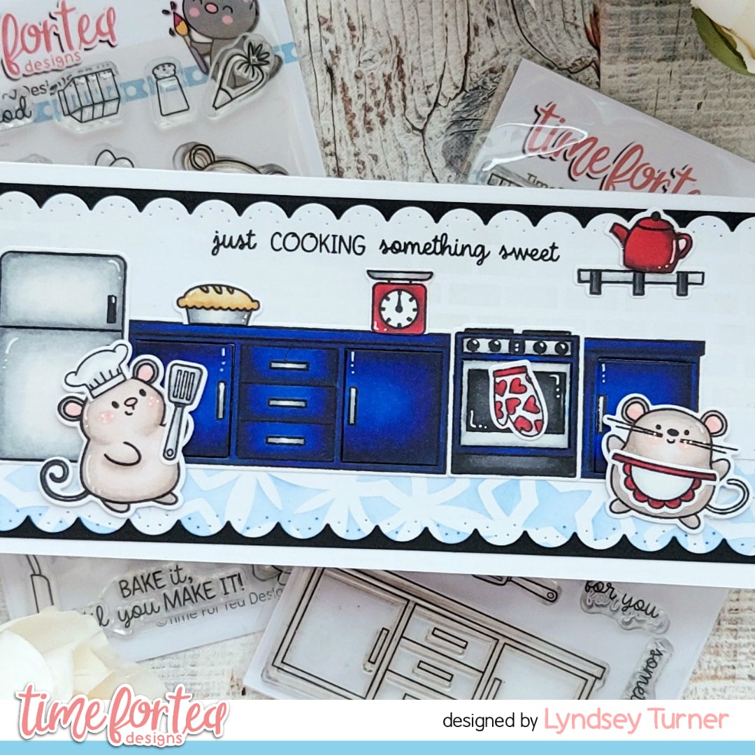 SET DEAL: Time For Tea Designs - Baked With More Love Clear Stamp Set