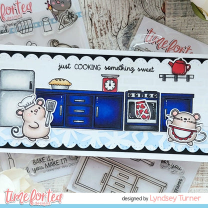 SET DEAL: Time For Tea Designs - Baked With More Love Clear Stamp Set